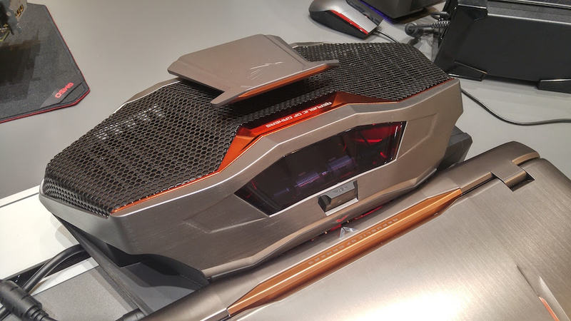 Illustration for article titled A Water-Cooled Gaming Laptop is Sublime Overclocked Overkill